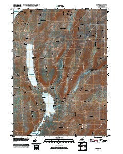 Wayne New York Historical topographic map, 1:24000 scale, 7.5 X 7.5 Minute, Year 2010