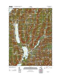Wayne New York Historical topographic map, 1:24000 scale, 7.5 X 7.5 Minute, Year 2013