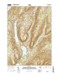 Wayne New York Current topographic map, 1:24000 scale, 7.5 X 7.5 Minute, Year 2016