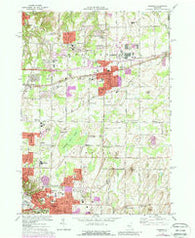 Webster New York Historical topographic map, 1:24000 scale, 7.5 X 7.5 Minute, Year 1971