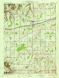 Webster New York Historical topographic map, 1:24000 scale, 7.5 X 7.5 Minute, Year 1934