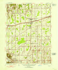 Webster New York Historical topographic map, 1:24000 scale, 7.5 X 7.5 Minute, Year 1952