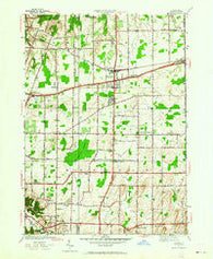Webster New York Historical topographic map, 1:24000 scale, 7.5 X 7.5 Minute, Year 1952