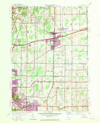 Webster New York Historical topographic map, 1:24000 scale, 7.5 X 7.5 Minute, Year 1952