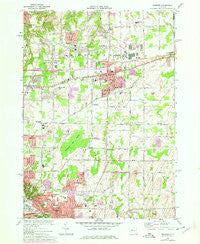 Webster New York Historical topographic map, 1:24000 scale, 7.5 X 7.5 Minute, Year 1971