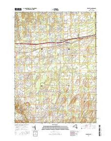Webster New York Current topographic map, 1:24000 scale, 7.5 X 7.5 Minute, Year 2016