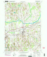 Weedsport New York Historical topographic map, 1:24000 scale, 7.5 X 7.5 Minute, Year 1954