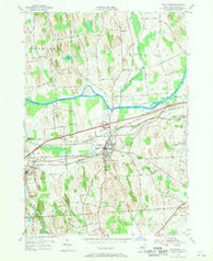 Weedsport New York Historical topographic map, 1:24000 scale, 7.5 X 7.5 Minute, Year 1954