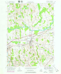 Weedsport New York Historical topographic map, 1:24000 scale, 7.5 X 7.5 Minute, Year 1954