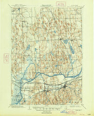 Weedsport New York Historical topographic map, 1:62500 scale, 15 X 15 Minute, Year 1902