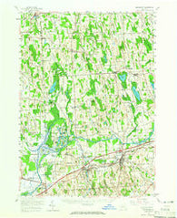 Weedsport New York Historical topographic map, 1:62500 scale, 15 X 15 Minute, Year 1954
