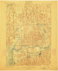 Weedsport New York Historical topographic map, 1:62500 scale, 15 X 15 Minute, Year 1902