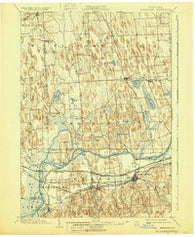 Weedsport New York Historical topographic map, 1:62500 scale, 15 X 15 Minute, Year 1902