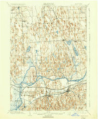 Weedsport New York Historical topographic map, 1:62500 scale, 15 X 15 Minute, Year 1902