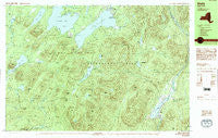 Wells New York Historical topographic map, 1:25000 scale, 7.5 X 15 Minute, Year 1990