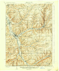Wellsville New York Historical topographic map, 1:62500 scale, 15 X 15 Minute, Year 1926