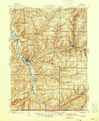 Wellsville New York Historical topographic map, 1:62500 scale, 15 X 15 Minute, Year 1926