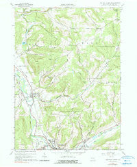 Wellsville North New York Historical topographic map, 1:24000 scale, 7.5 X 7.5 Minute, Year 1965