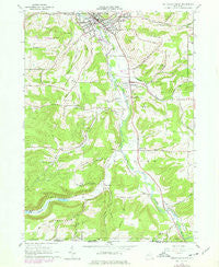 Wellsville South New York Historical topographic map, 1:24000 scale, 7.5 X 7.5 Minute, Year 1965