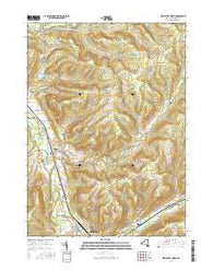 Wellsville North New York Current topographic map, 1:24000 scale, 7.5 X 7.5 Minute, Year 2016