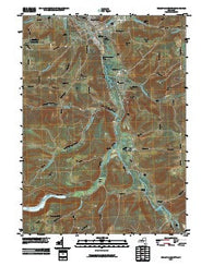Wellsville South New York Historical topographic map, 1:24000 scale, 7.5 X 7.5 Minute, Year 2010