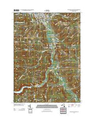 Wellsville South New York Historical topographic map, 1:24000 scale, 7.5 X 7.5 Minute, Year 2013