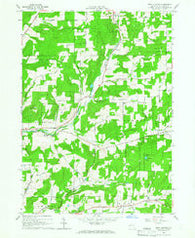 West Almond New York Historical topographic map, 1:24000 scale, 7.5 X 7.5 Minute, Year 1964