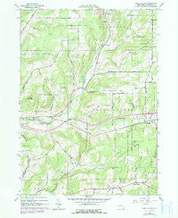 West Almond New York Historical topographic map, 1:24000 scale, 7.5 X 7.5 Minute, Year 1964