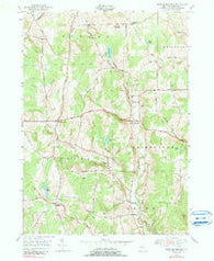 West Bainbridge New York Historical topographic map, 1:24000 scale, 7.5 X 7.5 Minute, Year 1949