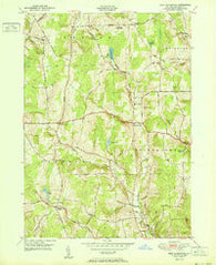West Bainbridge New York Historical topographic map, 1:24000 scale, 7.5 X 7.5 Minute, Year 1951