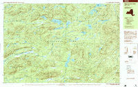 West Canada Lakes New York Historical topographic map, 1:25000 scale, 7.5 X 15 Minute, Year 1997