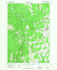 West Chazy New York Historical topographic map, 1:24000 scale, 7.5 X 7.5 Minute, Year 1966