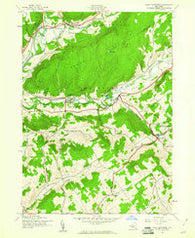 West Davenport New York Historical topographic map, 1:24000 scale, 7.5 X 7.5 Minute, Year 1943
