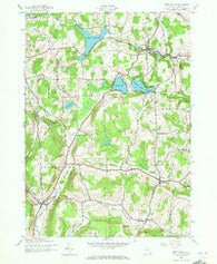 West Eaton New York Historical topographic map, 1:24000 scale, 7.5 X 7.5 Minute, Year 1943