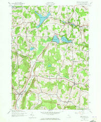 West Eaton New York Historical topographic map, 1:24000 scale, 7.5 X 7.5 Minute, Year 1943