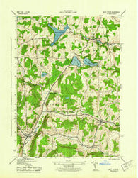 West Eaton New York Historical topographic map, 1:31680 scale, 7.5 X 7.5 Minute, Year 1944