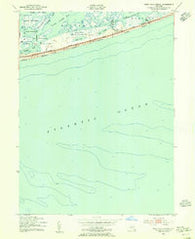 West Gilgo Beach New York Historical topographic map, 1:24000 scale, 7.5 X 7.5 Minute, Year 1954