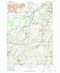 West Henrietta New York Historical topographic map, 1:24000 scale, 7.5 X 7.5 Minute, Year 1971