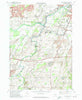 West Henrietta New York Historical topographic map, 1:24000 scale, 7.5 X 7.5 Minute, Year 1971
