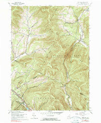 West Kill New York Historical topographic map, 1:24000 scale, 7.5 X 7.5 Minute, Year 1960