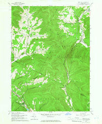 West Kill New York Historical topographic map, 1:24000 scale, 7.5 X 7.5 Minute, Year 1960