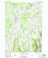 West Leyden New York Historical topographic map, 1:24000 scale, 7.5 X 7.5 Minute, Year 1955
