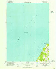 West Ninemile Point New York Historical topographic map, 1:24000 scale, 7.5 X 7.5 Minute, Year 1954