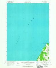 West Ninemile Point New York Historical topographic map, 1:24000 scale, 7.5 X 7.5 Minute, Year 1954