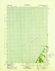 West Ninemile Point New York Historical topographic map, 1:31680 scale, 7.5 X 7.5 Minute, Year 1943