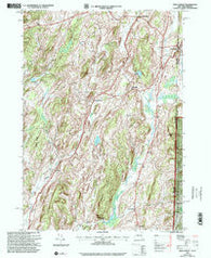 West Pawlet Vermont Historical topographic map, 1:24000 scale, 7.5 X 7.5 Minute, Year 1995
