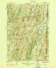 West Pawlet Vermont Historical topographic map, 1:31680 scale, 7.5 X 7.5 Minute, Year 1946