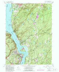 West Point New York Historical topographic map, 1:24000 scale, 7.5 X 7.5 Minute, Year 1957