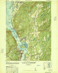 West Point New York Historical topographic map, 1:24000 scale, 7.5 X 7.5 Minute, Year 1947