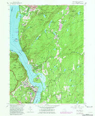 West Point New York Historical topographic map, 1:24000 scale, 7.5 X 7.5 Minute, Year 1957